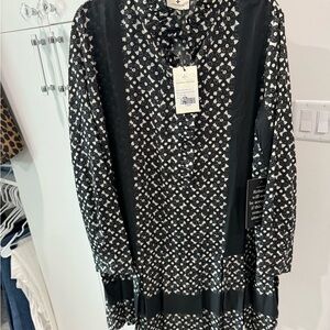Tuckernuck Black & White Patterned Tate Dress